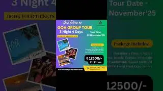 🍹 Time to chill, dance & discover the beauty of Goa with Mayur Tours
