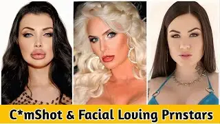 The Most Beautiful Swallowers Prnstars | We Love C*m On Her Face ❤️