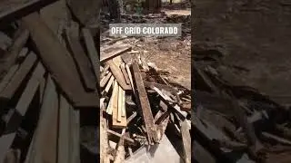 Off Grid Colorado - Deer, cleanup, and solar power to the barn #offgrid #cabin #solarpower
