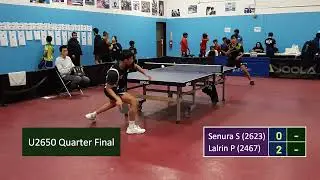 Senura Silva (2623) vs Lalrin Puia (2467) at ICC Joola Spring Open on 3-1-2025