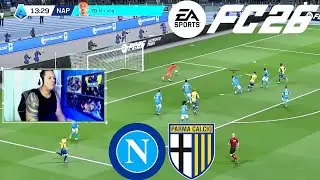 Наполи против Пармы, Чемпионат Италии 2026, Футбольный симулятор FIFA 26