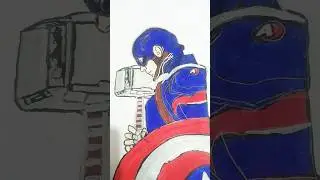 #Captain Amarica #marvel #Avengers Endgame #mcu#short #tutorial on 100 likes
