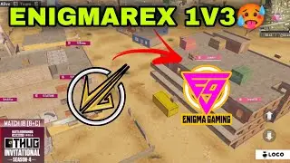 🥵ENIGMA REX 1V3 | ENIGMA VS VLT EARLY FIGHT🔥| THUG INVITATIONAL 🔥