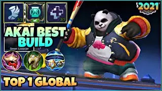 Akai Best Build 2021 | Top 1 Global Akai Build | Mobile Legends