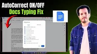 How To Enable or Disable AutoCorrect in Google Docs | Spelling Fix Guide