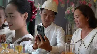 CEO Ly Tay's mother is very happy that Vang Anh is always a source of motivation for her son.