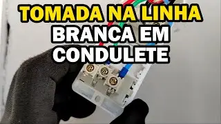 Instala&ccedil;&atilde;o linha branca em condulet