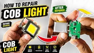 How to Repair COB Light | What's inside COB Light | High Brightness COB Flashlight 🔦 | Full Details