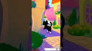 Cat & Mouse Walk 😎#short #superfunfactory #kidsanimation