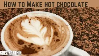 Learn to make homemade hot chocolate sauce from scratch in tamil#food #tamil #shortsvideo