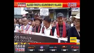 Protest in Manipur's Ukhrul over forceful land occupation by AR