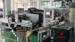 Label Finishing Machine with Automatic Non-Stop Rewinder shipped to Israel