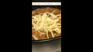 15 Minute White Chicken Chili | Easy and Full of Flavor #shorts