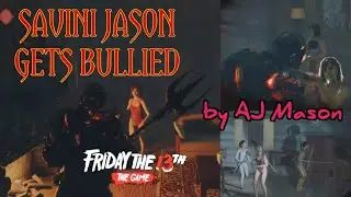 Friday the 13th The Game. Savini Jason Gets Bullied By AJ Mason at Camp Crystal Lake
