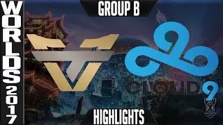 Team oNe Esports vs Cloud 9 Highlights Worlds 2017 Play in Group B LoL World Championship ONE vs C9