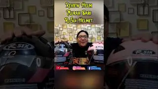 REVIEW HELM MURAH DARI R-SIX HELMET!