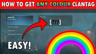 *NEW* How To Get ANY COLOUR CLAN TAG/NAME on Modern Warfare! (EASY GUIDE) (XBOX/PS4/PC)