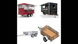 Projeto Carretinha Reboque Food Truck Trailer Para Lanches