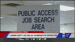 Labor Dept: No delay in benefits expected