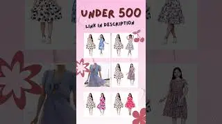 Huge Amazon Haul! Trendy Tailors Multicolor Dress Under ₹500 😱 #republicday2026