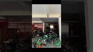 First thing I do after coming back from a long vacation 🏍️ #z900 #kawasaki