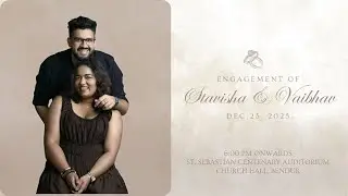 🔴🅻🅸🆅🅴 | Engagement Ceremony of Vaibhav with Stavisha | Dec 23, 2025