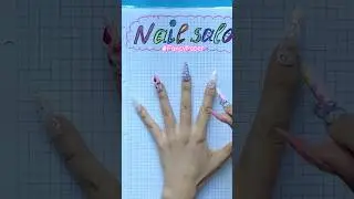 Paper nails tutorial 💅🏻 #diy #nails #makeup #papernails #tutorial