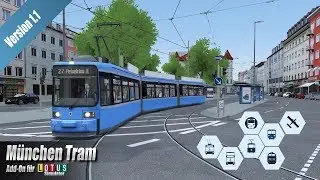 LOTUS #8 M&uuml;nchen Update 1.1 Tram 27 Petuelring-Sendlinger Tor R2.2b