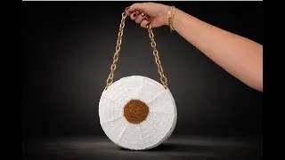Bolso Flor a Crochet. #crochet 