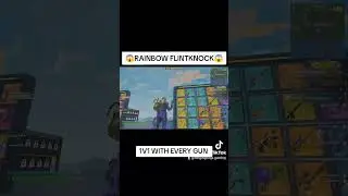 RAINBOW FLINTKNOCK TUTORIAL! | 1V1 WITH EVERY GUN | #shorts #fortnite #hivemaps