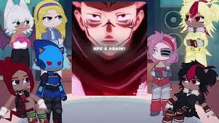 Sonic characters react to sukuna | gojo | jujutsu kaisen | Gacha life