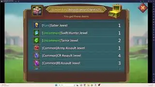 Lords Mobile - Chest opening 250 assault jewel chests and 2,8k brilliant astra chests