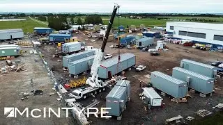 Crane Drone shot COMPILATION! | McIntyre Crane & Rigging