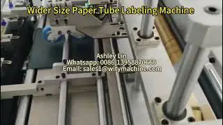 Wider Size Paper Tube Labeling Machine
