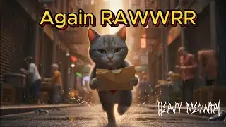 Again Rawwrr by Heavy Mewtal Band- (Official Music Video) : A heavy metal cats animation music