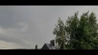 Bel impact de foudre &agrave; Sourdeval samedi 4 juin 2022