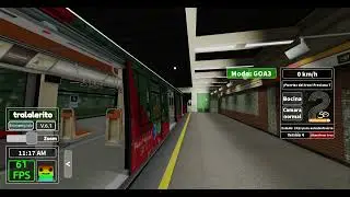 viaje en el tren de navidad ns93 2077 en la nueva linea 2