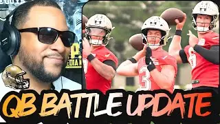Saints Shake Up Quarterback Battle at Camp!