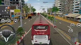Bus Simulator Bangladesh Mobile Game Play 🚍Hanif Hino Ak 1J Trip Dhaka To Sylhet Highway 