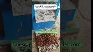 2cm Size Coconut Husk Chips Machine - One Step