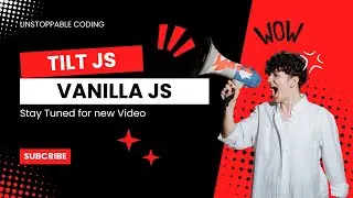Master Tilt.js in 5 Minutes | Best JavaScript Hover Effect  | Unstoppable Coding | #html #css