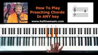 How To Easily Play Preaching Chords In ANY Key | FOR BEGINNERS