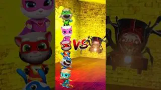 Talking Tom Hero Dash Vs Choo Choo Charles #shorts #talkingtomherodash #choochoocharles