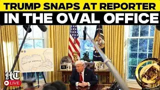 Donald Trump LIVE | Trump Explodes at Reporter on Putin Question Inside Oval Office | White House