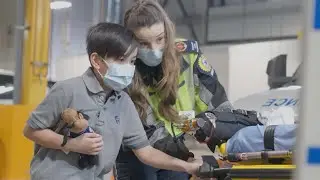 Paramedic inspires young stroke survivor