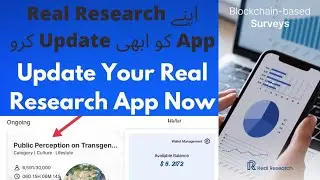 Update Your Real Research App|Technical Shahnavi
