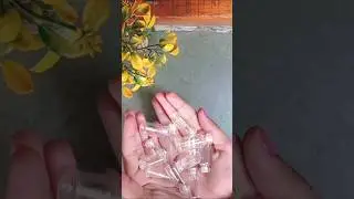 Cute mini glass bottles unboxing 🔮✨|#shorts|#viral|#trending|#minibottles|#glass#ytviral