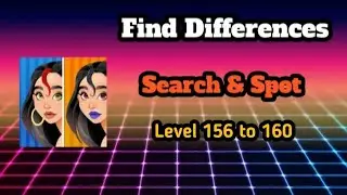 Find differences search & spot Level 156 to 160 || Ds gaming club