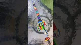 Lego Classic 10696 Gun MOC 🔫 How to build WWI USA Springfield. Tutorial 💲💰 Save Money & Space
