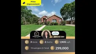 Check out my listing Address: 119 Lexington Terrell, TX 75160